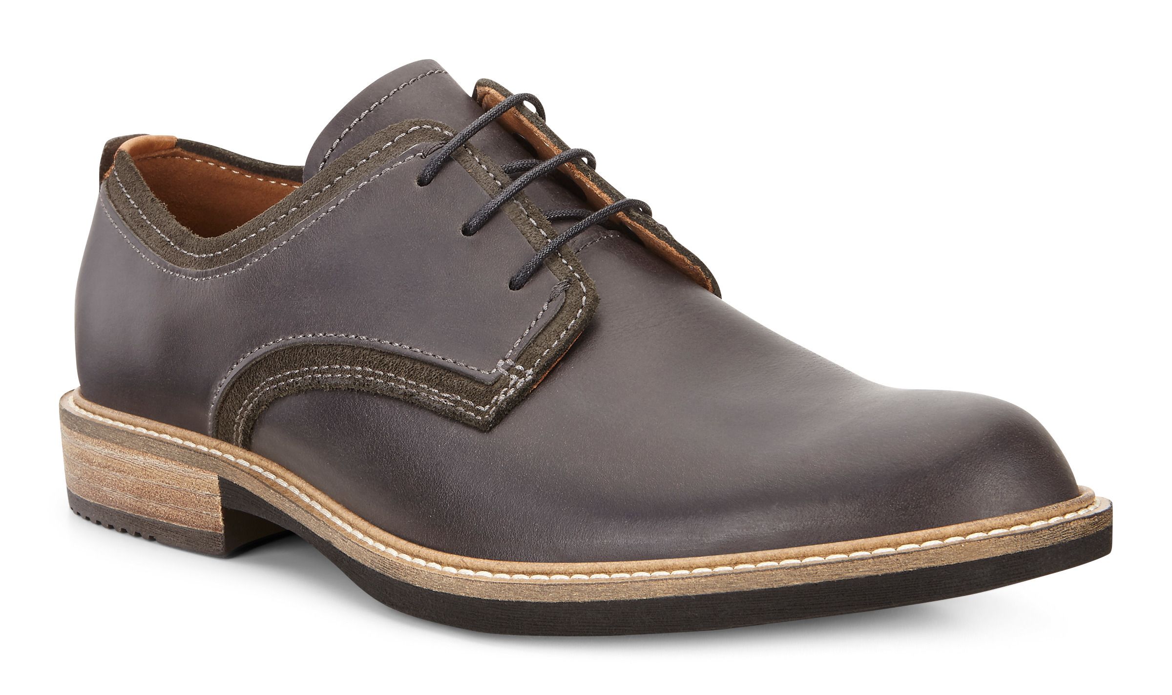 Ecco Kenton Derby Boot Brown Plain Toe Ecco Kenton Boot Ecco 