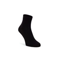 Bamboo Quarter Sock (Black)