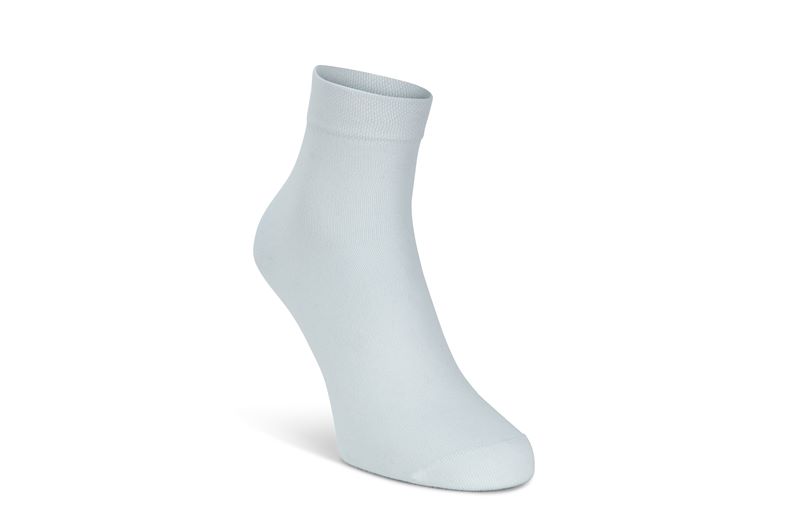 Bamboo Quarter Sock (White)