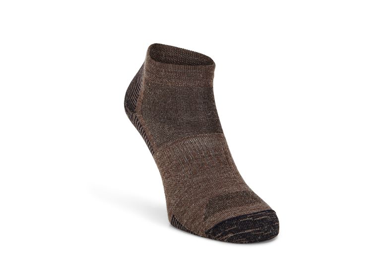 Everyday Quarter Sock (Brown)