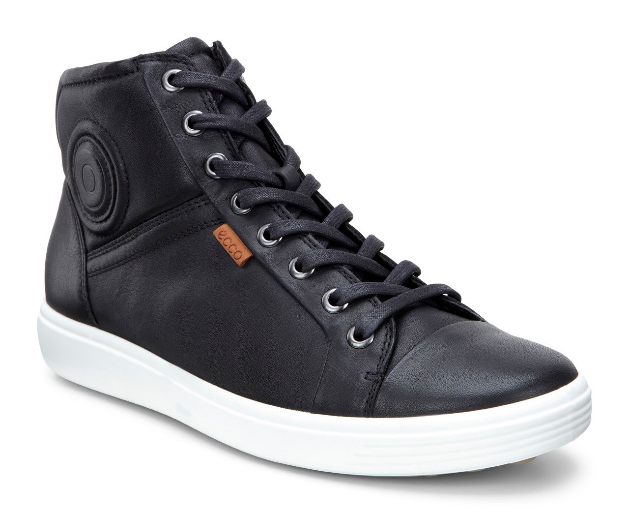 Ecco soft 7 ladies mid black clearance