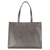 Geometrik Shopper (Cinzento)