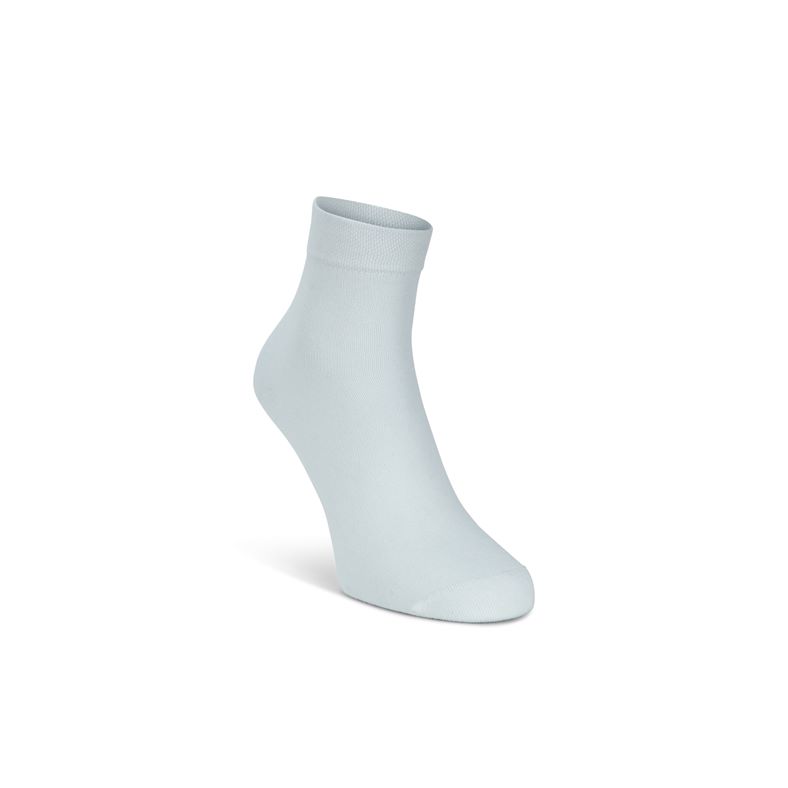 ECCO Soft Touch Quarter Sock (أبيض)