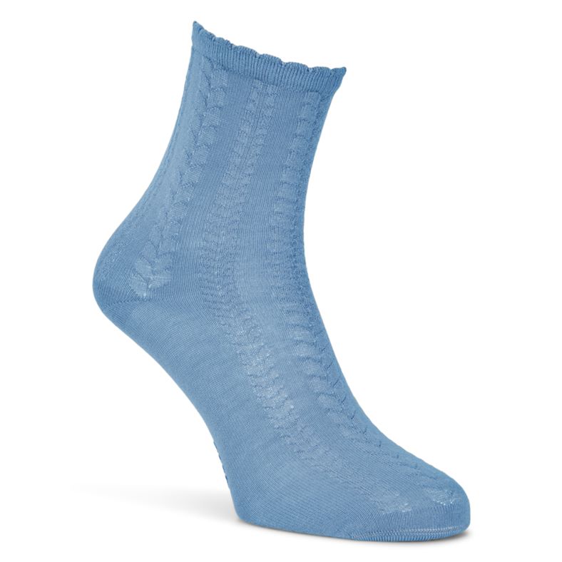 ECCO Cable Knit Socks (Blue)