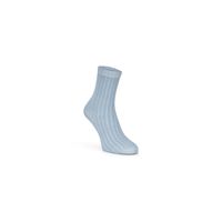 Ribbed Socks (أزرق)