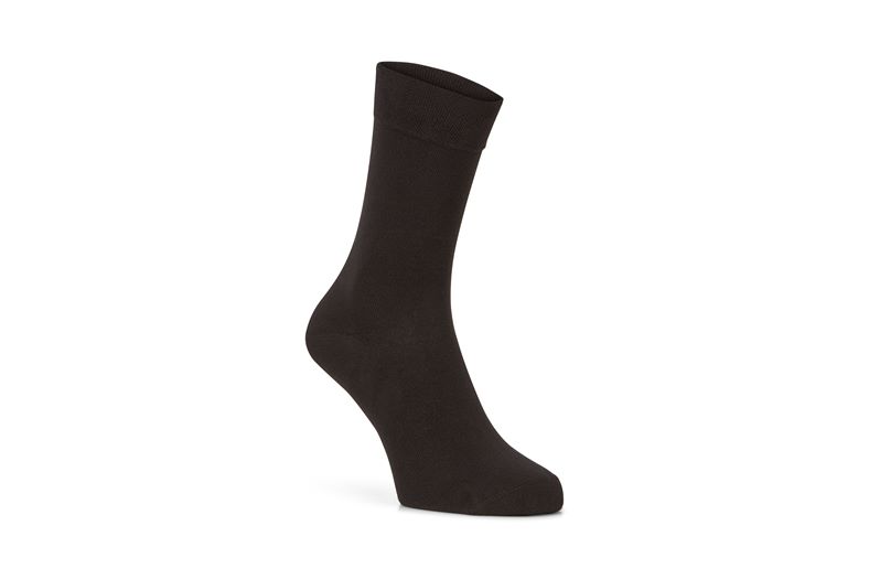 Cotton Crew Sock (أسود)