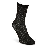 Dotted Socks Women's (أسود)