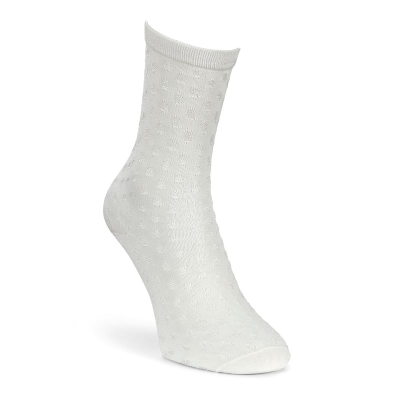 Dotted Socks (أبيض)