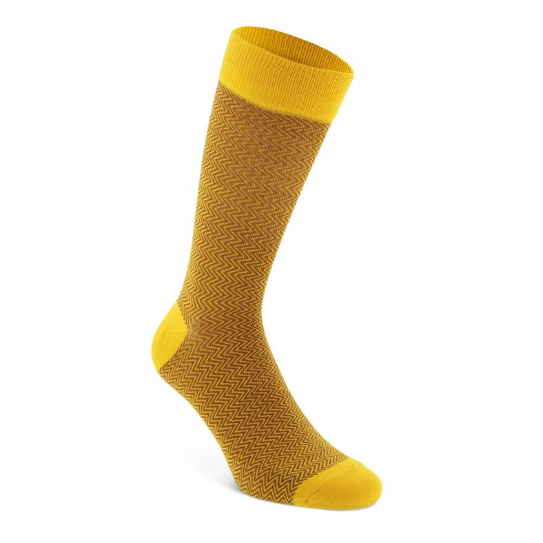 ECCO Herringbone Socks Men's (برتقالي)