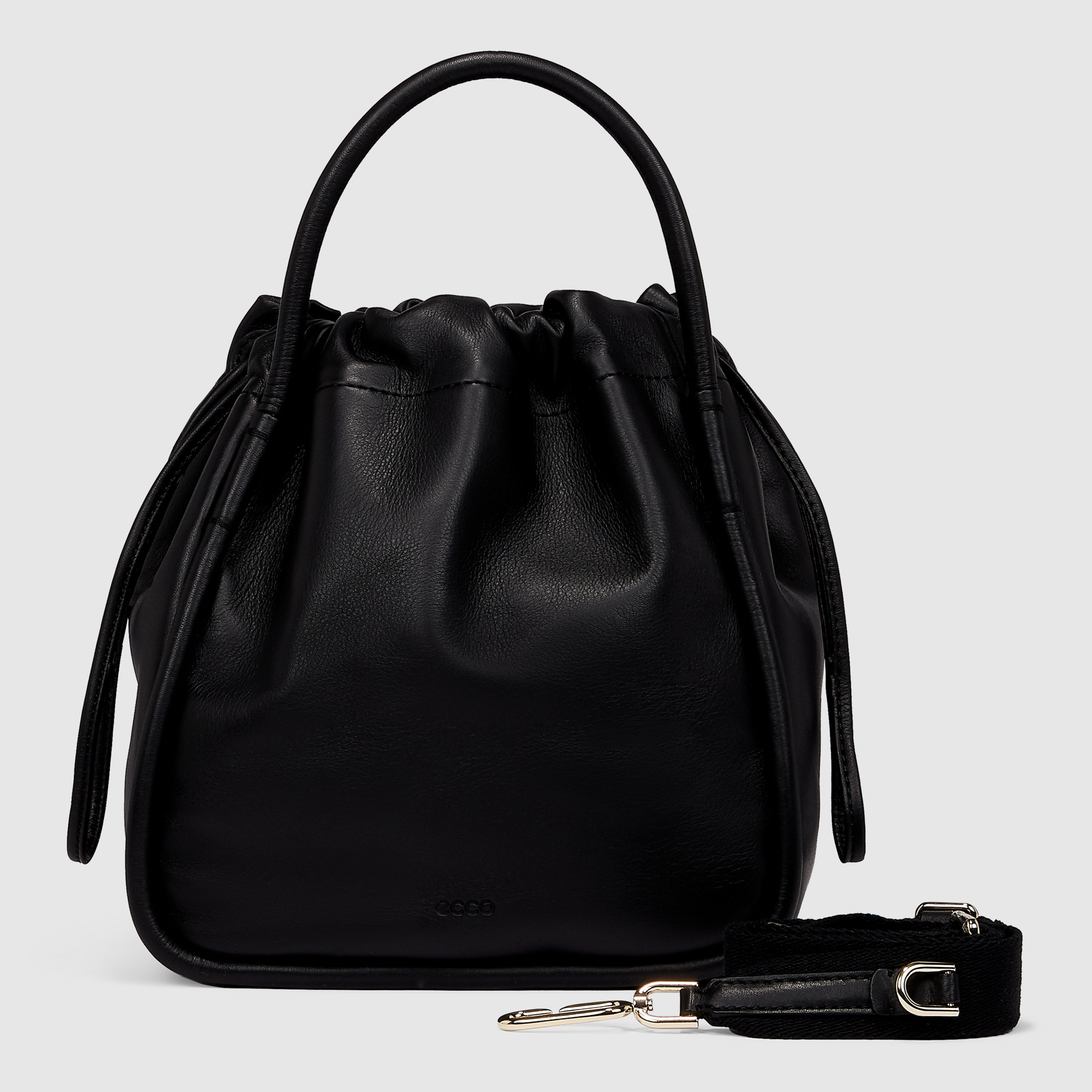 drawstring handbag