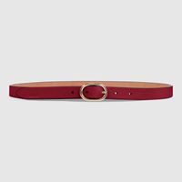 ECCO Formal Round Belt (Red)