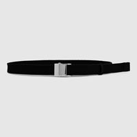 ECCO Webbing Plaque Belt (Black)
