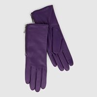 ECCO Womens Zipped Gloves (Purple)