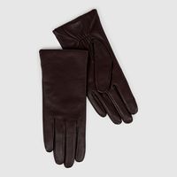 ECCO Womens Plain Gloves (Brown)