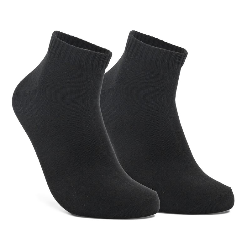 ECCO Retro Ankle Cut 2-Pack (Black)