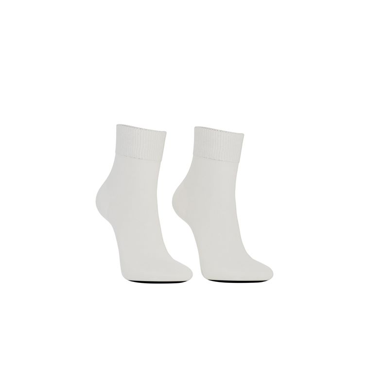 ECCO Retro Ankle Cut 2-Pack (White)