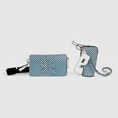 ECCO E Phone Bag Stack Stripe (Blue)