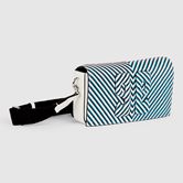 ECCO E Phone Bag Stack Stripe (Blue)