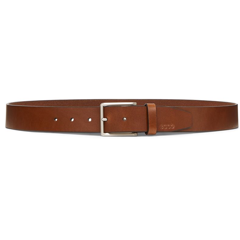 ECCO Belts Casual Leather (Marrón)