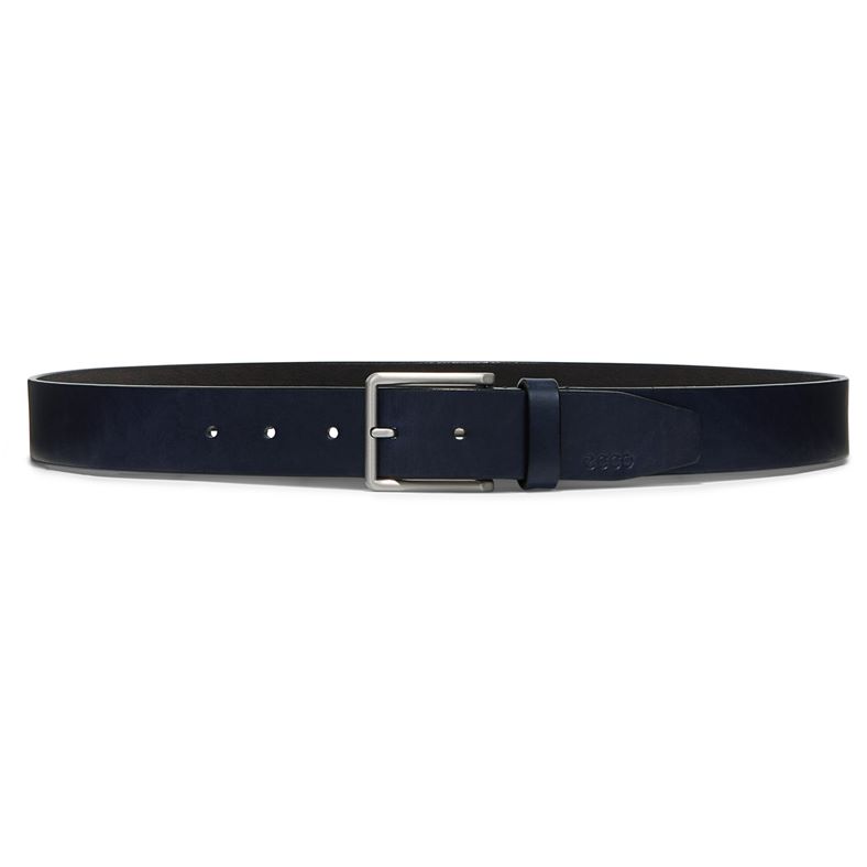 ECCO Belts Casual Leather (สีน้ำเงิน)