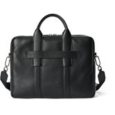 ECCO Laptop Bag Pebbled  Leather (Black)