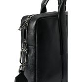 ECCO Laptop Bag Pebbled  Leather (Black)