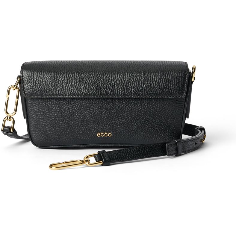 ECCO Pinch Bag M Pebbled Leather (Nero)