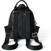 ECCO Round Pack S Pebbled Leather Bag (黑色)