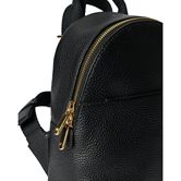 ECCO Round Pack S Pebbled Leather Bag (黑色)