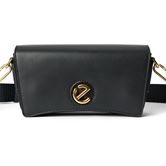 ECCO Pinch Bag M Lock Wave Leather (Black)