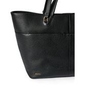 ECCO Tote M Pebbled Leather Bag (Black)