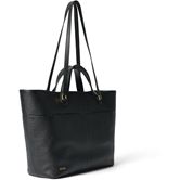 ECCO Tote M Pebbled Leather Bag (Black)