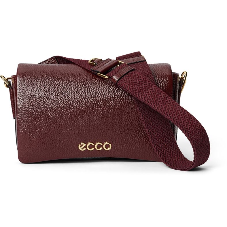 ECCO Pinch Bag L Soft Shine Pebbled (紅色)