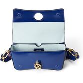 ECCO Pinch Bag M Lock Wave Virgo Leather (Blu)