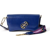 ECCO Pinch Bag M Lock Wave Virgo Leather (Blue)