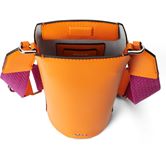 ECCO Pot Bag Wave Plate Smooth Leather (Orange)