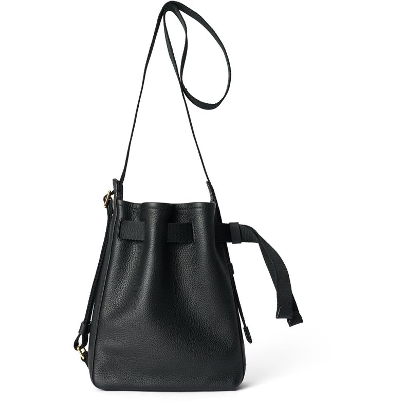 ECCO Sail Bag S Pebbled Leather (Black)