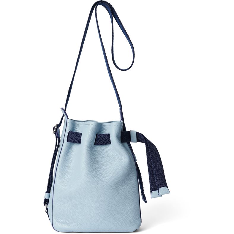 ECCO Sail Bag S Pebbled Leather (Blue)