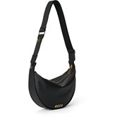 ECCO Fortune Bag M Soft Pebbled Leather (Black)