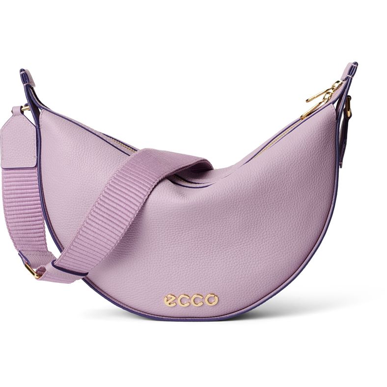 ECCO Fortune Bag M Soft Pebbled Leather (สีม่วง)