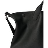 ECCO Tote Soft EW L Soft Pebbled Leather (Black)