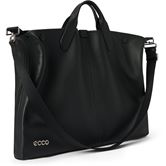 ECCO Tote Soft EW L Soft Pebbled Leather (สีดำ)