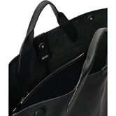 ECCO Tote Soft EW L Soft Pebbled Leather (Black)