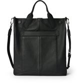 ECCO Tote Soft NS Pebbled Leather (黑色)