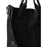 ECCO Tote Soft NS Pebbled Leather (黑色)