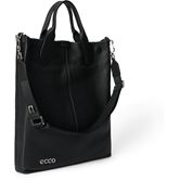 ECCO Tote Soft NS Pebbled Leather (黑色)