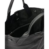 ECCO Tote Soft NS Pebbled Leather (Black)