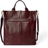 ECCO Tote Soft NS Shine Pebbled Leather (紅色)