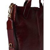 ECCO Tote Soft NS Shine Pebbled Leather (Red)