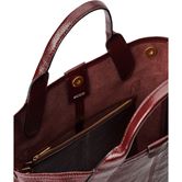 ECCO Tote Soft NS Shine Pebbled Leather (Rosso)